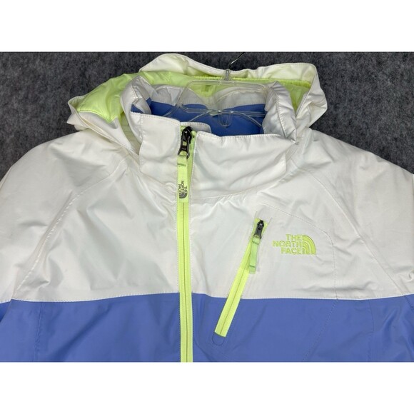 North Face Hyvent Juniors Size 18 XL Purple Jacket Coat with Hood Lined Winter - Picture 2 of 12